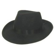 Al Capone Hoed Zwart