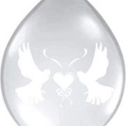 Ballonnen Duiven Wit Transparant