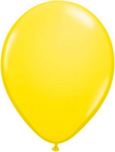 Ballonnen Onbedrukt Geel 100 Stuks