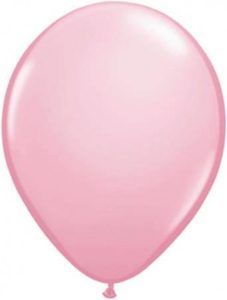 Ballonnen Onbedrukt Pink 100 Stuks