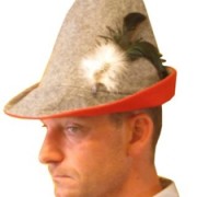 Bayern Hoed Grijs Rood