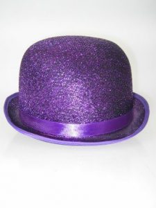 Bolhoed Glitter Paars
