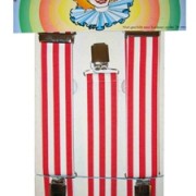 Bretels Gestreept Rood Wit