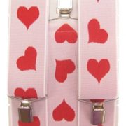 Bretels Wit met Hartjes