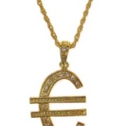 Collier Euro Teken Goud