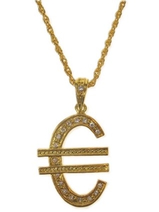 Collier Euro Teken Goud