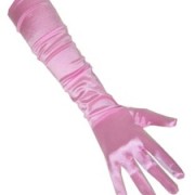 Handschoenen Satijn Pink