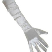 Handschoenen Satijn Wit