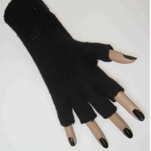 Handschoenen Zwart Vingerloos