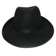 Hoed Al Capone Zwart