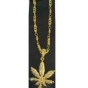 Ketting Wietblad Goud Zilver