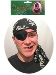 Piraten Bandana Zwart