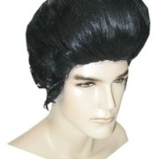 Pruik Elvis Zwart