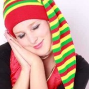 Slaapmuts RoodGeelGroen