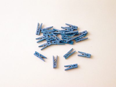 Wasknijpers Mini Blauw