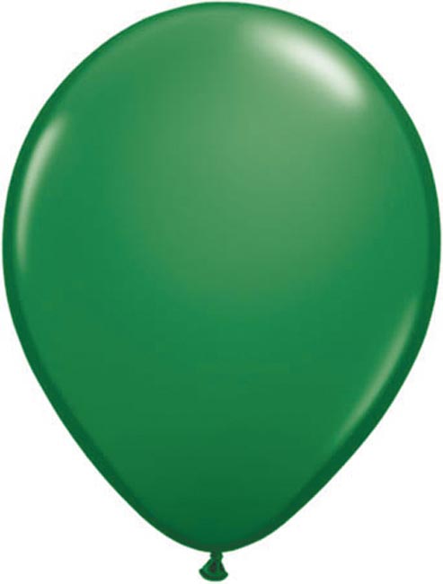 Ballonnen Onbedrukt Groen 100 Stuks