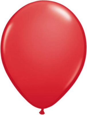 Ballonnen Onbedrukt Rood 10 Stuks
