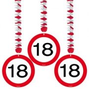 Guirlande 18 Jaar Stopbord