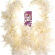 Boa Wit Goud Lurex Dik