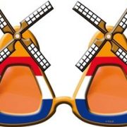 Holland Bril Oranje Molen