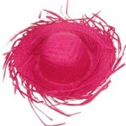 Strohoed Rafels Roze