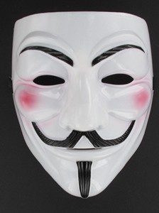 V for Vendetta Masker Wit