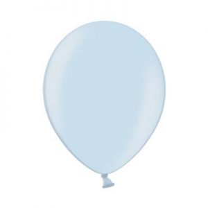Ballonnen Onbedrukt Metallic Licht Blauw 10 Stuks
