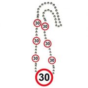 Ketting 30 Jaar Leeftijd Stopbord