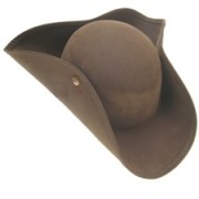 Piraten Hoed Bruin de Luxe