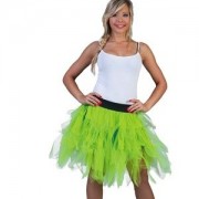 Tulle Rok Fluo Groen