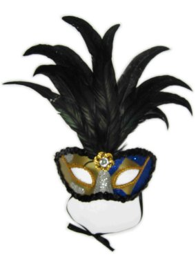 Oogmasker Venetiaans de Luxe Zwart