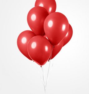 Ballonnen Onbedruk Rood 100 stuks 30 Cm