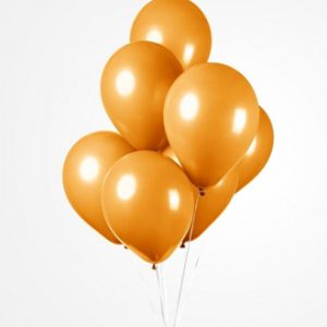 Ballonnen Onbedrukt Oranje 100 Stuks 30 Cm