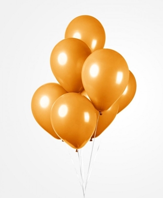 Ballonnen Onbedrukt Oranje 100 Stuks 30 Cm