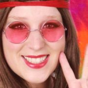 Hippie Uilebril Rose Glas