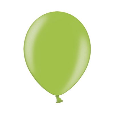 Ballonnen Onbedrukt Lime Groen Metallic 10 Stuks