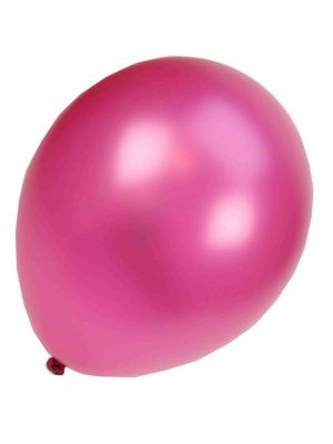 Ballonnen Onbedrukt Metallic Fuchsia 10 Stuks