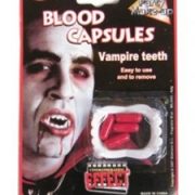 Dracula Vampier Tanden met Bloed Capsules