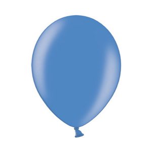 Ballonnen Blauw Metallic 10 Stuks