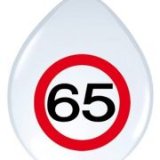 Ballonnen 65 Jaar Stopbord