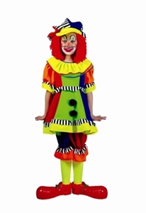 Automatisch Yoghurt slang Clown Kostuum Meisje