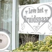 Raamvlag Trouwen Huwelijk