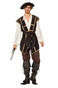 Piraat Kostuum Heren Bruin