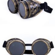 Bril Steampunk Goud Kleurig