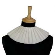 Zwarte Piet Kraag 3 Laags Wit