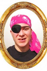 Piraten Bandana Roze