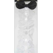 Jabot Kant Wit Met Strik