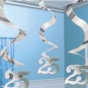 Hangdeco 25 Zilver Jubileum