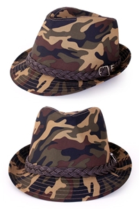 Gangster Hoed Camouflage Look