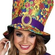 Hippie Hoed Flower Power
